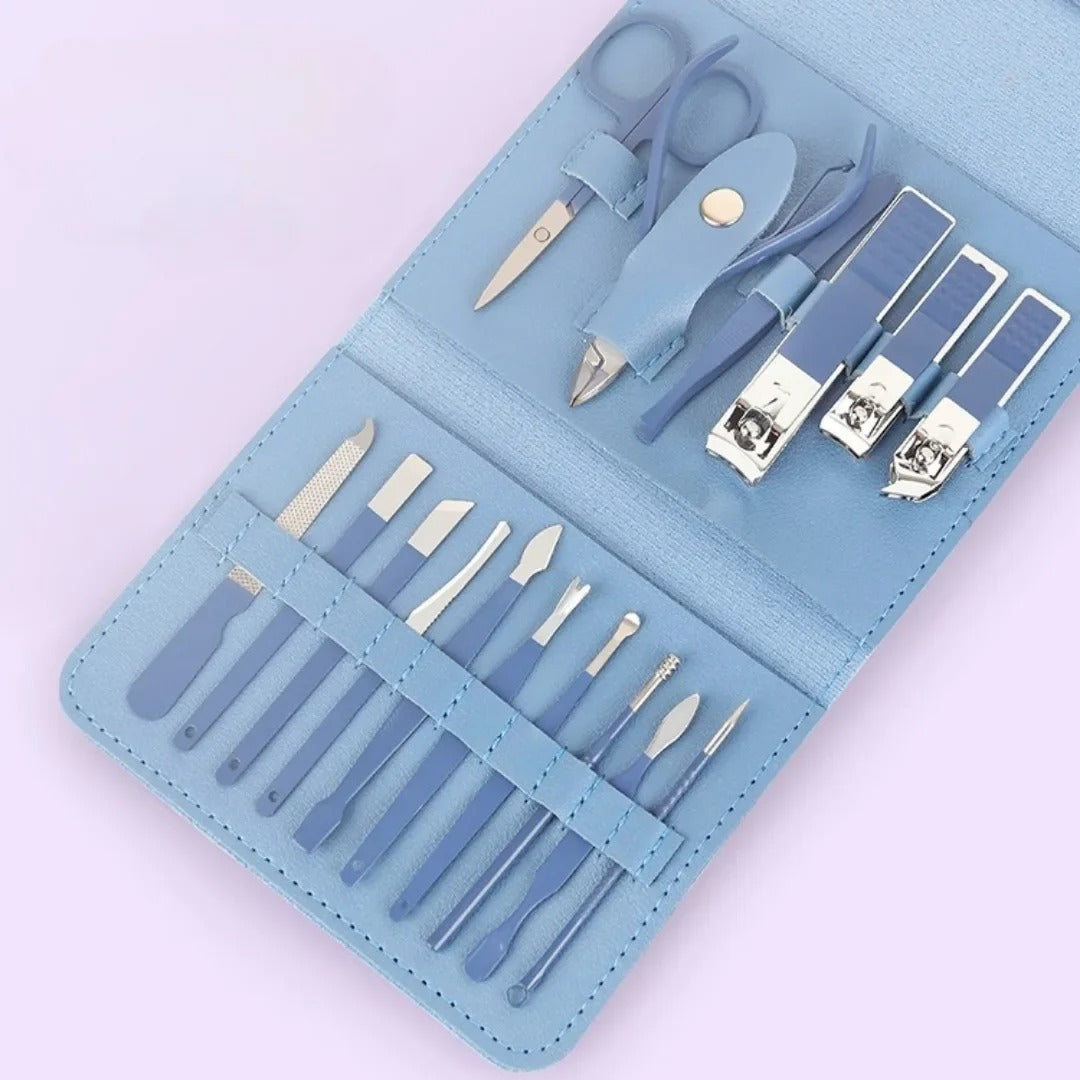 16Pcs Professional Nail Clippers