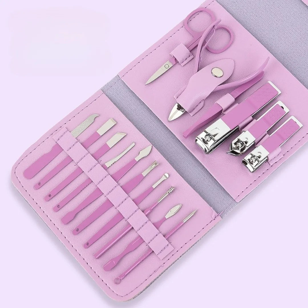 16Pcs Professional Nail Clippers