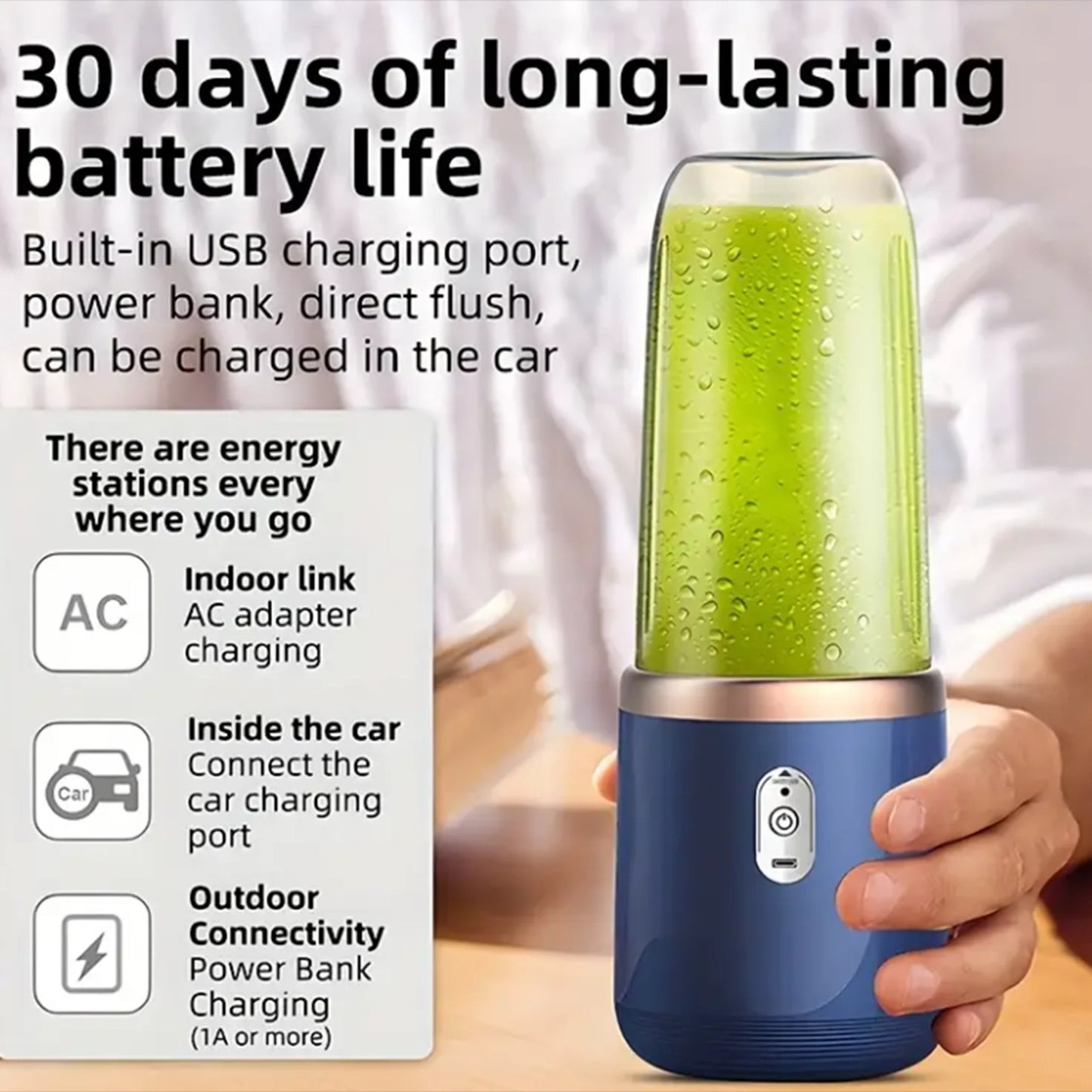 Portable Electric USB Juicer Blender