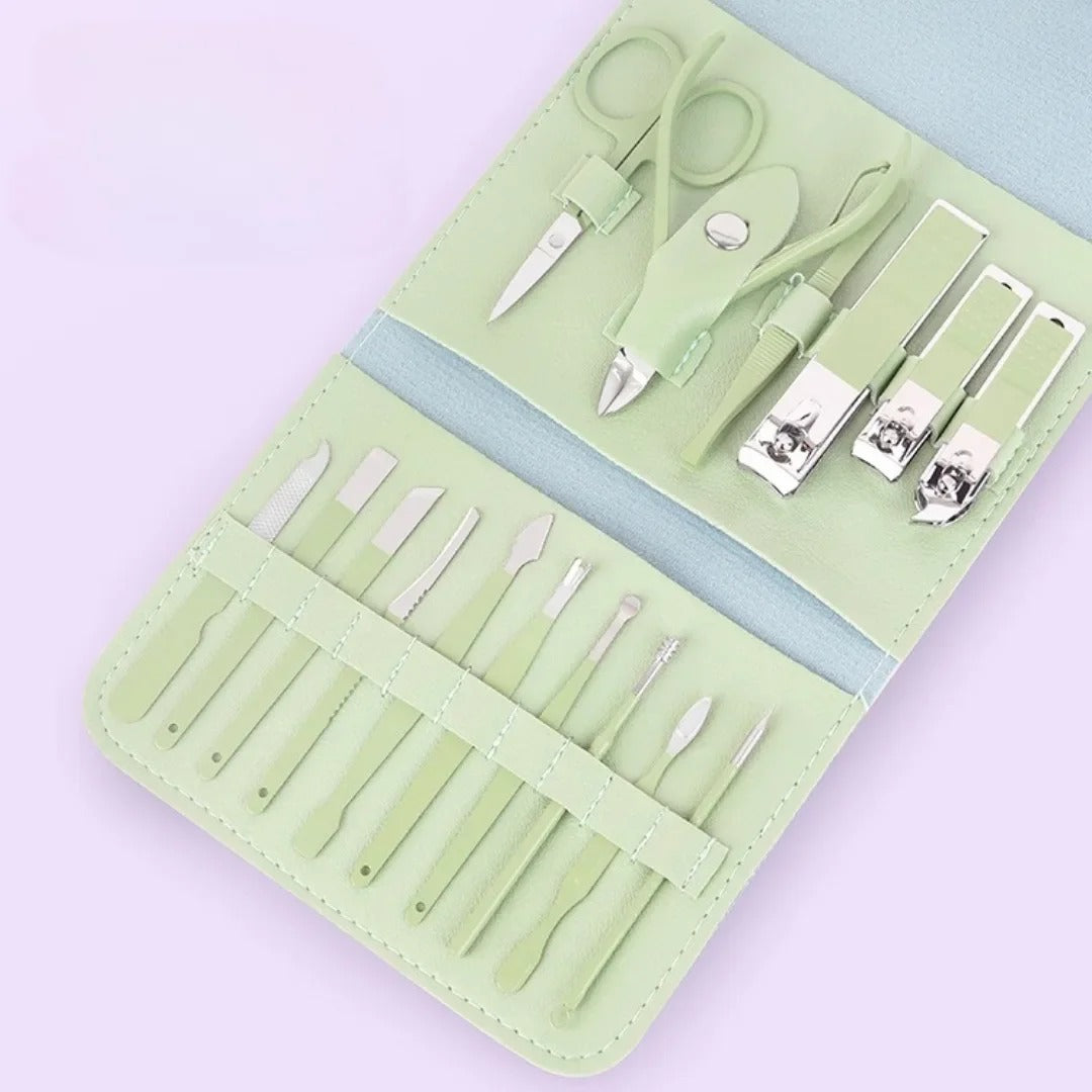 16Pcs Professional Nail Clippers