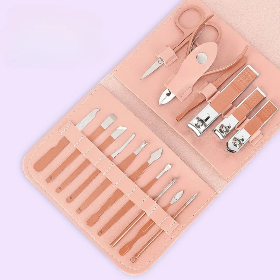 16Pcs Professional Nail Clippers