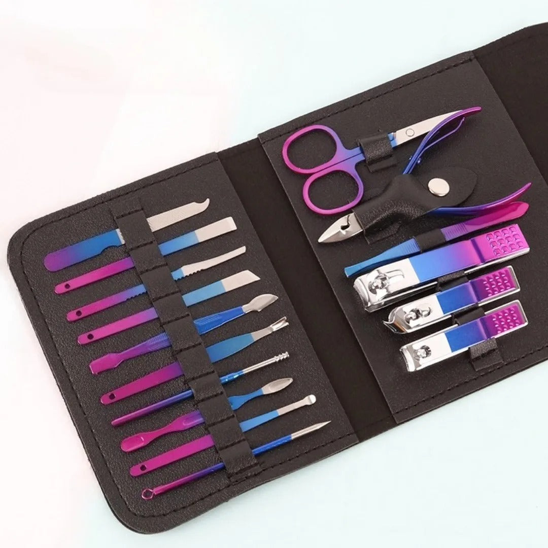 16Pcs Professional Nail Clippers