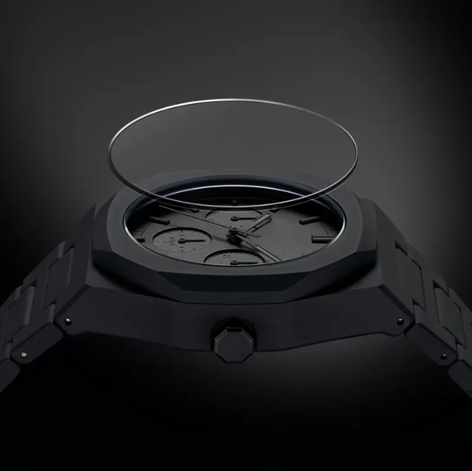 BLACK AURA MEN WATCH