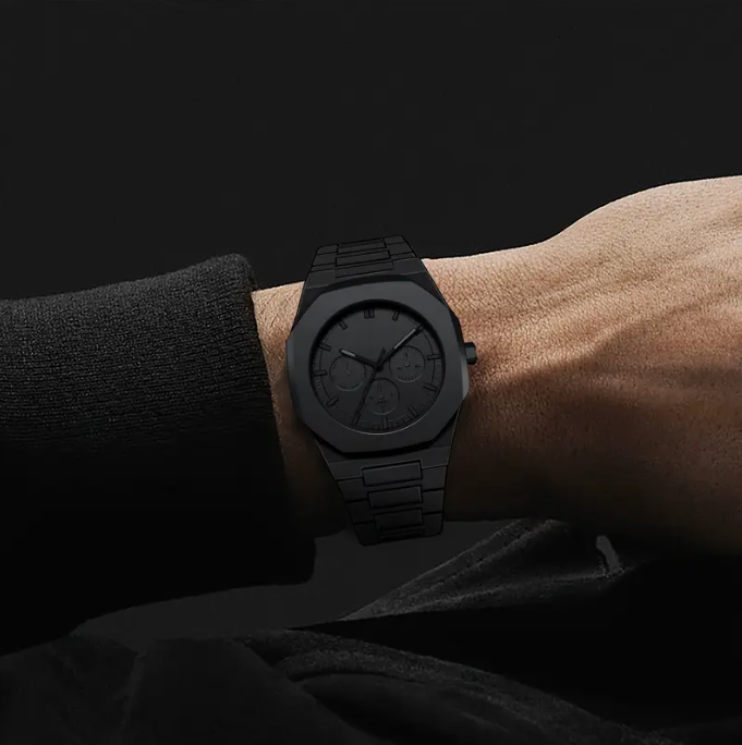 BLACK AURA MEN WATCH
